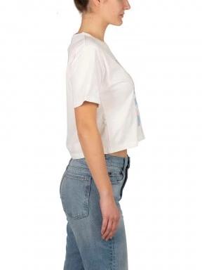 Nautica Harlow T-Shirt női crop top fehér színben 3