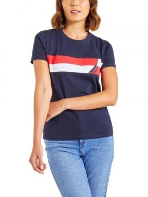 Nautica Alerie T-Shirt női rövid ujjú póló sötétkék színben 1