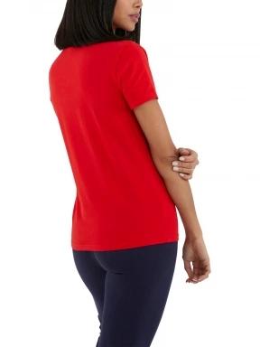 Nautica Alerie T-Shirt női rövid ujjú póló piros színben 3