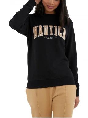 Nautica Ophelia Sweatshirt női pulóver fekete színben 1