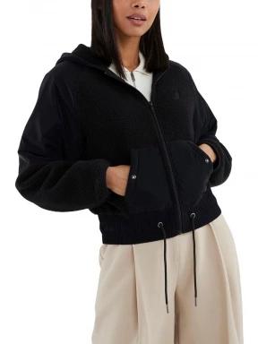 Nautica Uma FZ Hoody női kapucnis pulóver fekete színben 1