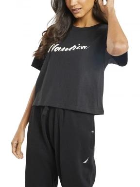 Nautica Virginia Crop T-Shirt női crop top fekete színben 1