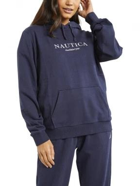 Nautica Clemence OH Hoody női kapucnis pulóver sötétkék színben 1
