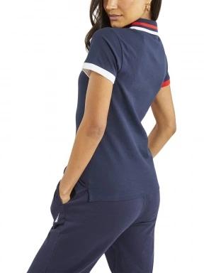 Nautica Cowley Polo Shirt női galléros póló sötétkék színben 3