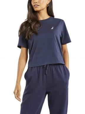 Nautica Delburn Crop T-Shirt női crop top sötétkék színben 1