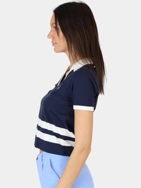 Nautica Sedum Polo Shirt női galléros póló sötétkék színben 3