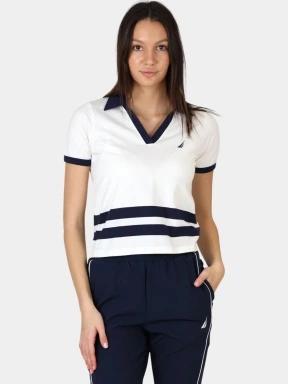 Nautica Sedum Polo Shirt női galléros póló fehér színben 1