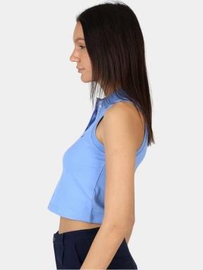 Nautica Danna Polo Shirt női ujjatlan póló világoskék színben 3