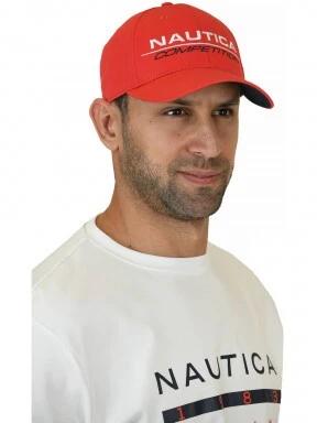 Nautica Tappa Snapback Cap baseball sapka piros színben 1