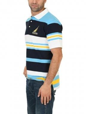 Nautica Sampson Polo Shirt férfi galléros póló sötétkék színben 3