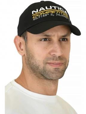 Nautica Obi Strapback Cap baseball sapka fekete színben 1