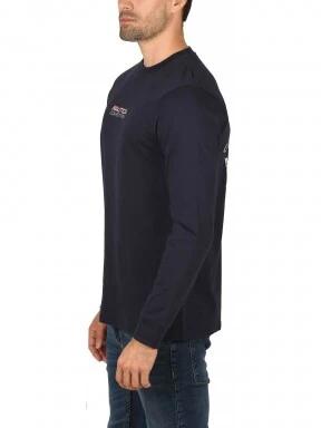 Nautica Laconia LS T-Shirt férfi hosszú ujjú póló sötétkék színben 3