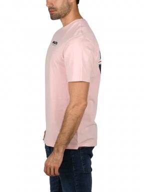 Nautica Faxa T-Shirt férfi rövid ujjú póló rózsaszín színben 3