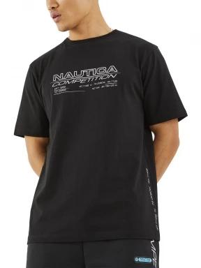 Nautica Jaden T-Shirt férfi rövid ujjú póló fekete színben 1