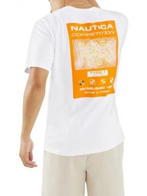 Nautica Blake T-Shirt férfi rövid ujjú póló fehér színben 3