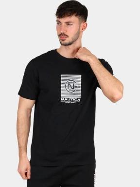 Nautica Robles T-Shirt férfi rövid ujjú póló fekete színben 1