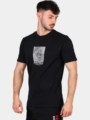 Nautica Robles T-Shirt férfi rövid ujjú póló fekete színben 3