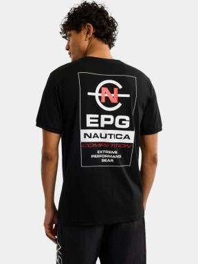 Nautica Dundalk T-Shirt férfi rövid ujjú póló fekete színben 3