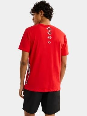Nautica Cork T-Shirt férfi rövid ujjú póló piros színben 3