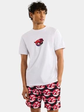 Nautica Ohio T-Shirt férfi rövid ujjú póló fehér színben 1