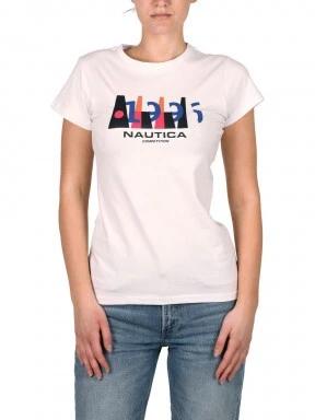 Nautica Sierra T-Shirt női rövid ujjú póló fehér színben 1