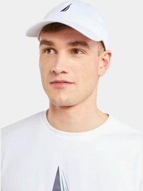 Nautica Ruck Strapback baseball sapka fehér színben 1