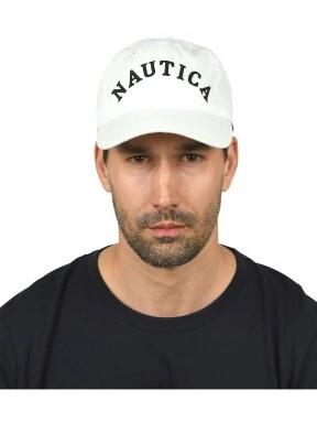 Nautica Caribbean Strapback Cap baseball sapka fehér színben 1