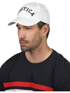 Nautica Caribbean Strapback Cap baseball sapka fehér színben 3