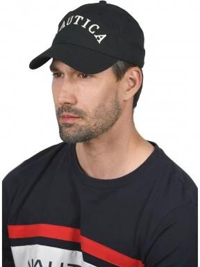 Nautica Caribbean Strapback Cap baseball sapka fekete színben 3