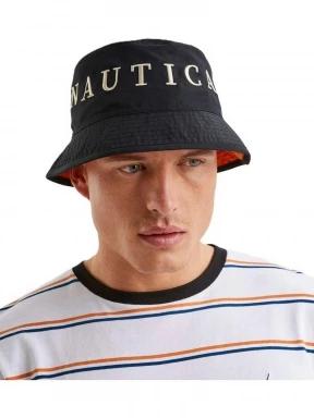 Nautica Aral Reversible Bucket Hat baseball sapka narancssárga színben 3