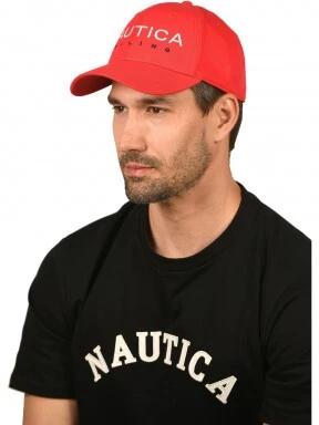 Nautica Baltic Strapback Cap baseball sapka piros színben 3
