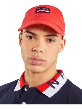 Nautica Hera Strapback Cap férfi baseball sapka piros színben 1