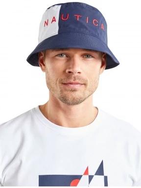 Nautica Torbert Bucket Hat férfi bucket hat sötétkék színben 1