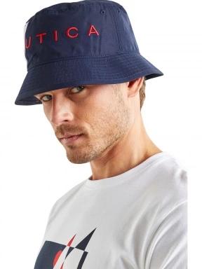 Nautica Torbert Bucket Hat férfi bucket hat sötétkék színben 3