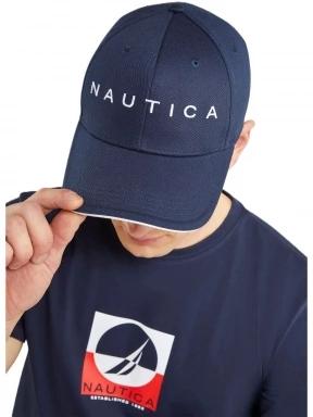 Nautica Robson Snapback Cap férfi baseball sapka sötétkék színben 3