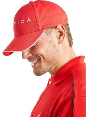 Nautica Robson Snapback Cap férfi baseball sapka piros színben 3