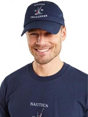 Nautica Oxford Strapback Cap férfi baseball sapka sötétkék színben 1
