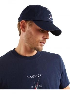 Nautica Oxford Strapback Cap férfi baseball sapka sötétkék színben 3