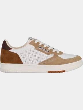 Nautica BIRD LTH-SD OFF WHITE-ROCK férfi sneaker homok színben 1