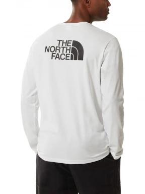 The North Face M L/S Easy Tee férfi hosszú ujjú póló fehér színben 3