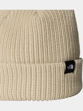 The North Face Tnf Fisherman Beanie kötött sapka homok színben 3