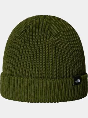 The North Face Tnf Fisherman Beanie kötött sapka zöld színben 1