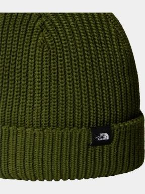 The North Face Tnf Fisherman Beanie kötött sapka zöld színben 3