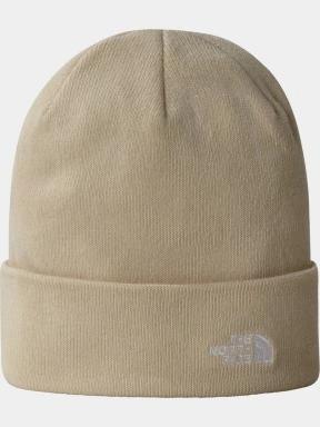 The North Face Norm Beanie sapka homok színben 1