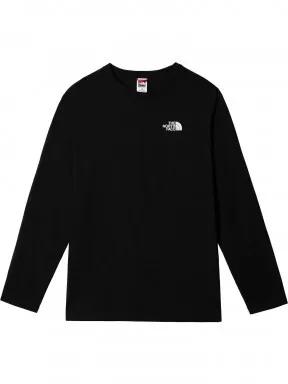 The North Face M L/S Graphic Tee férfi hosszú ujjú póló fekete színben 1