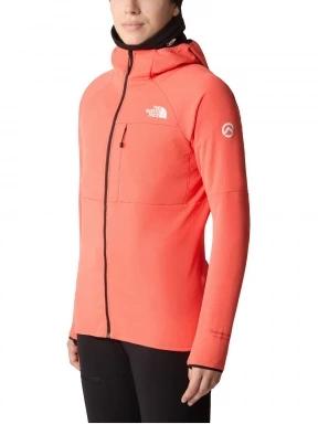The North Face W Summit Futurefleece Fz Hoodie női polár pulóver piros színben 1