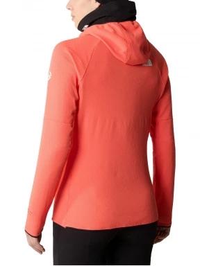 The North Face W Summit Futurefleece Fz Hoodie női polár pulóver piros színben 3