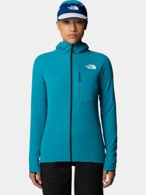 The North Face W Summit Futurefleece Fz Hoodie női polár pulóver zöld színben 1