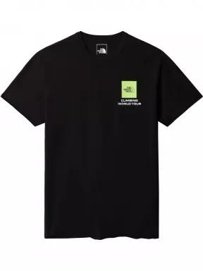 The North Face M S/S Himalayan Bottle Source Tee férfi rövid ujjú póló fekete színben 1