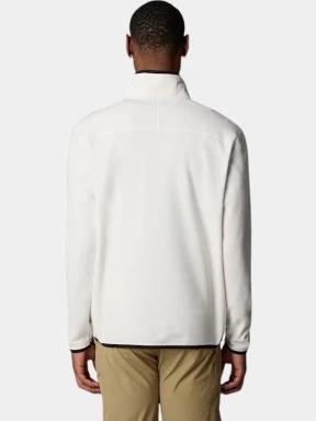 The North Face M Glacier 1/4 Zip - Embroidered Logo férfi pulóver fehér színben 3